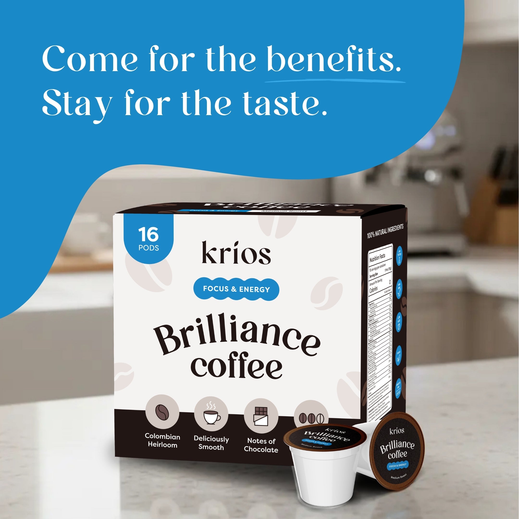 Brilliance Coffee Pods (16Ct)