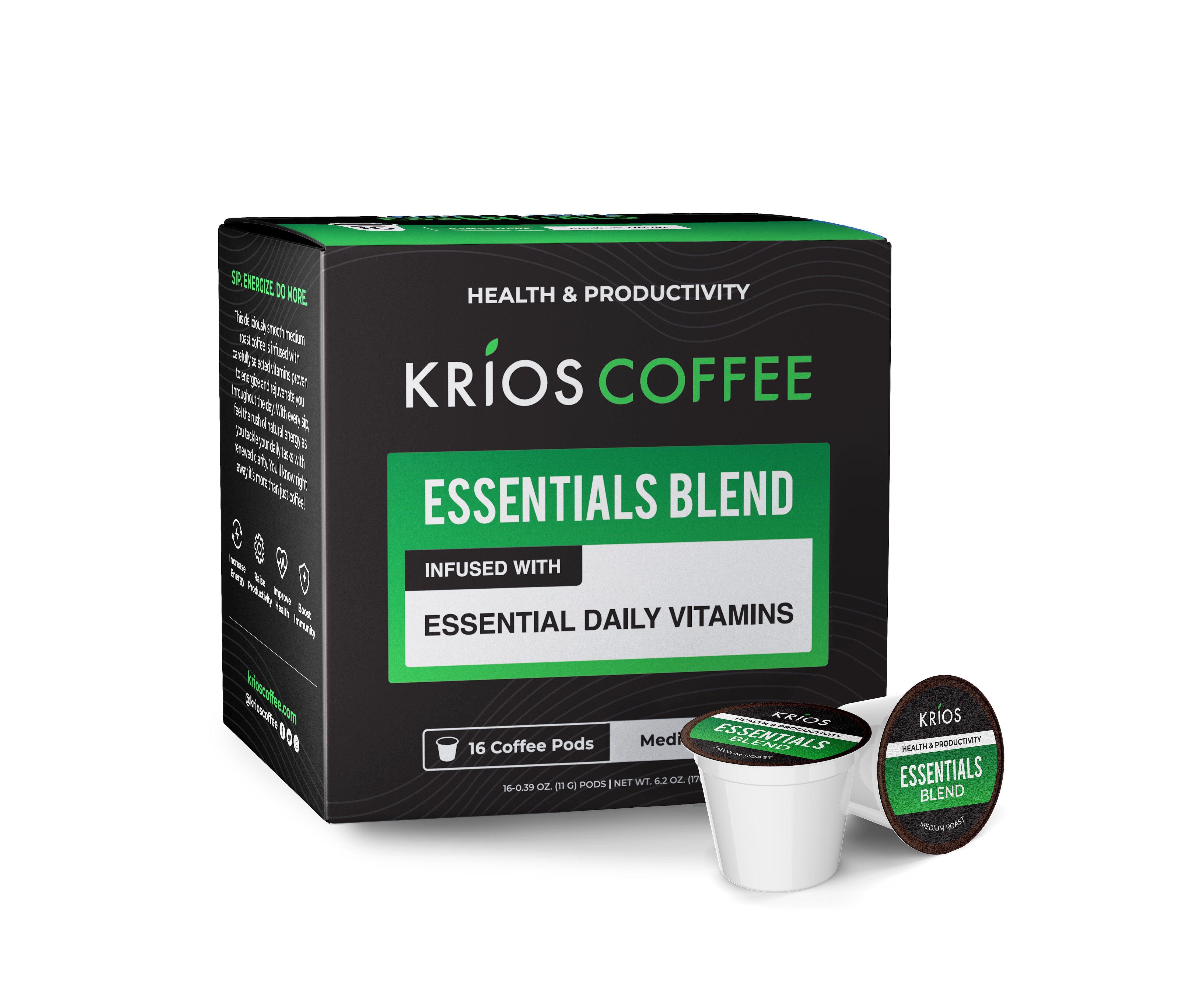 Essentials Blend Coffee Pods (16Ct)