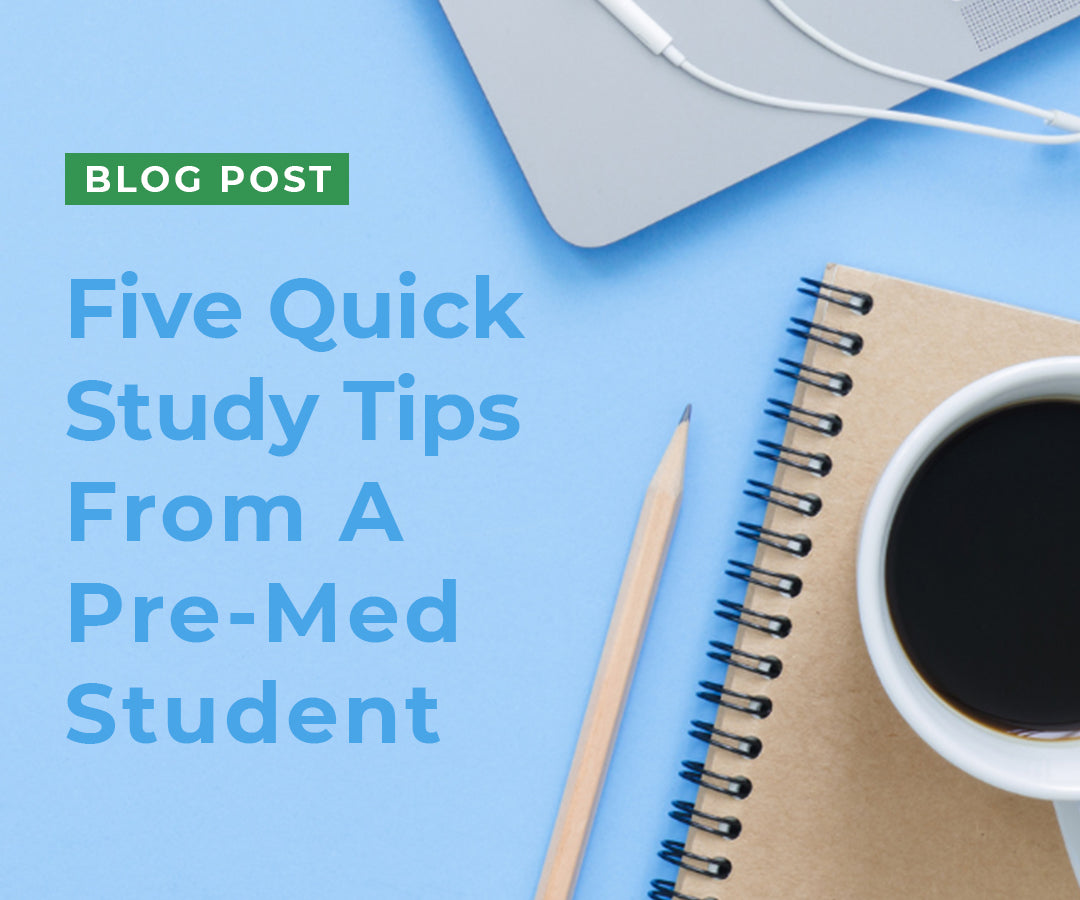 5 quick study tips from a premed student!