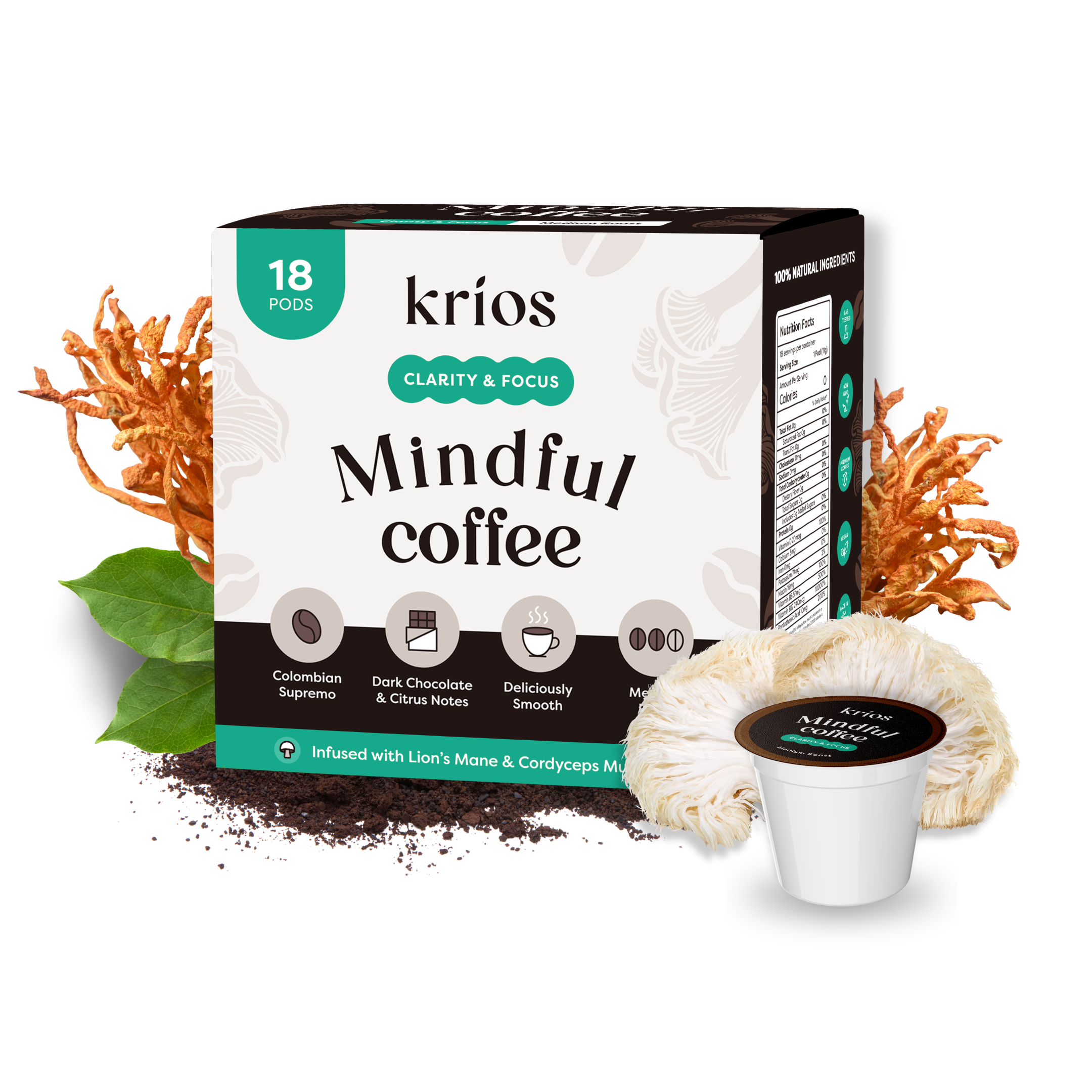 Mindful Coffee Pods (18Ct)