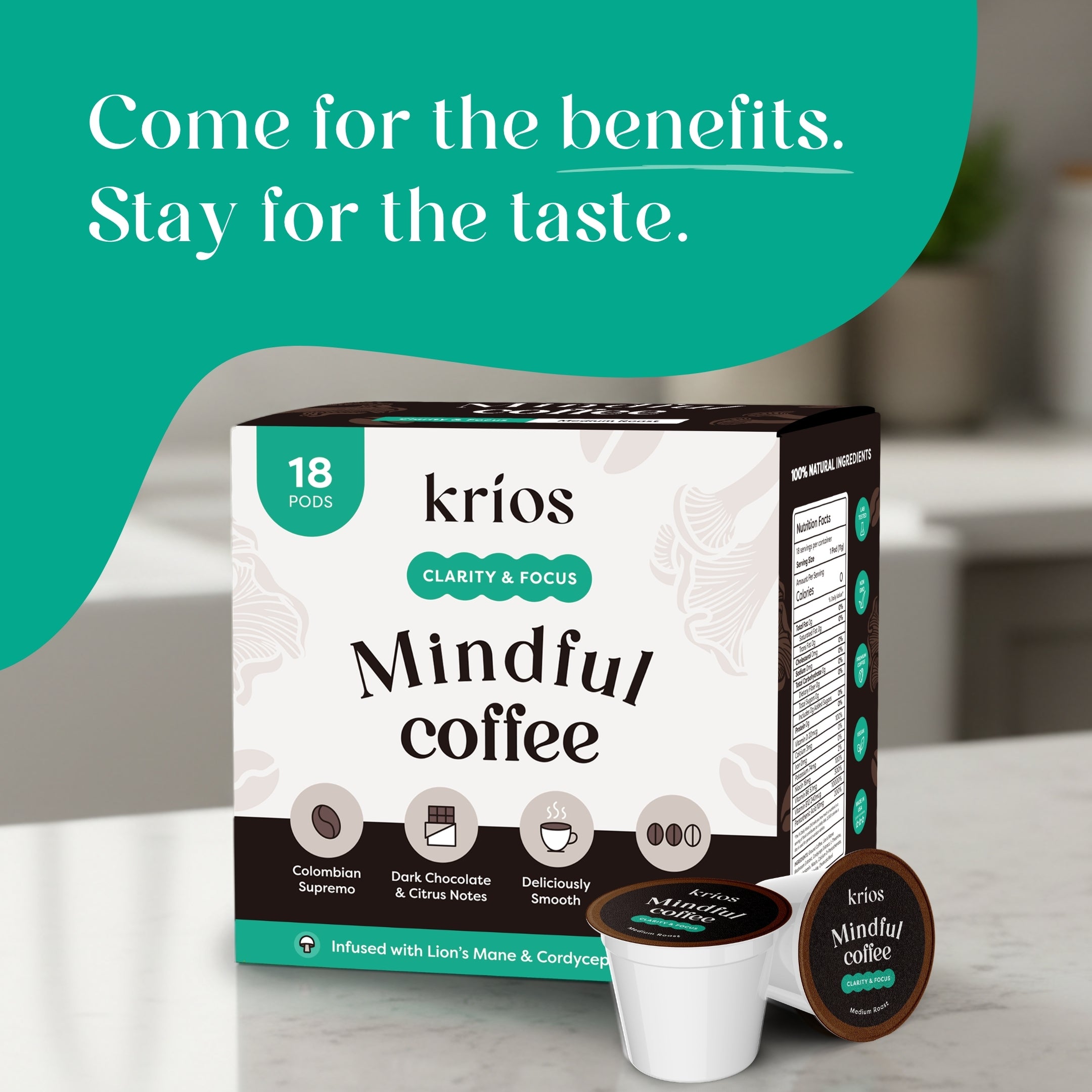 Mindful Coffee Pods (18Ct)