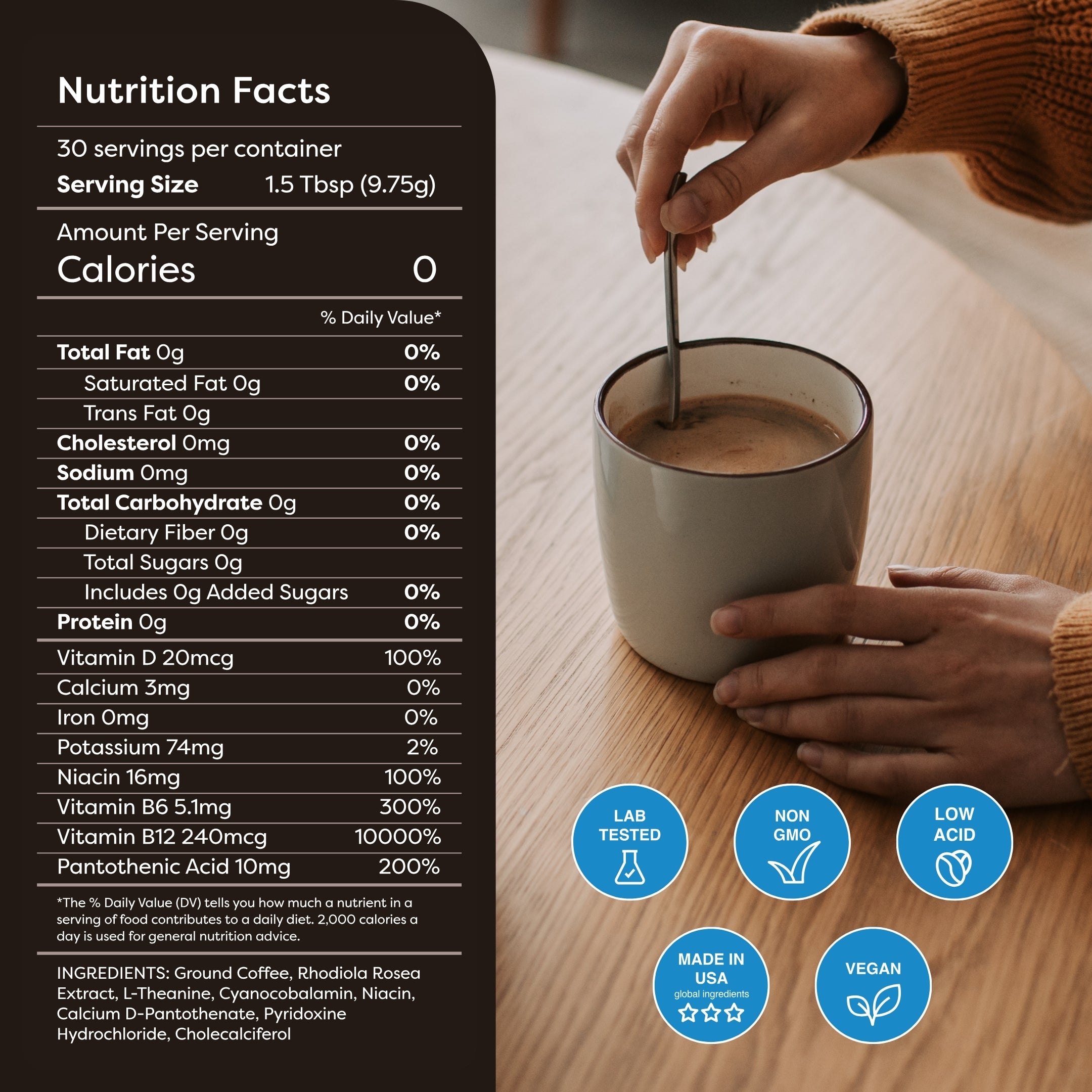 Brilliance Ground Coffee (10oz)