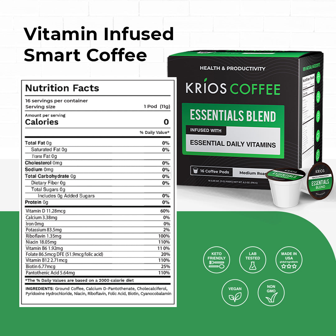 Essentials Blend Coffee Pods (16Ct)